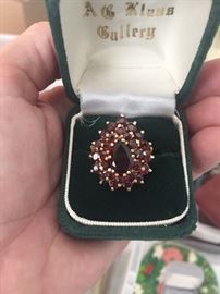 14k Garnet ring