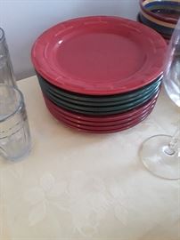 Longaberger Lunch Plates 