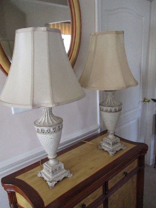 Matching lamps.  Original price:  $65 for the pair.  Discounts apply both days.