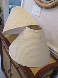 Two high-quality lamp shades.  Original price:  $20 each.  Discount pricing applies on both days.