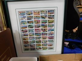 Framed UNC stamps