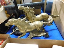 Brass horses