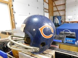 Chicago bears football helmet