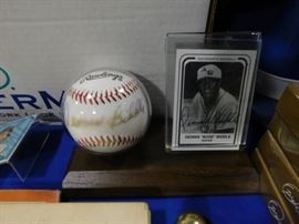 Dennis Biddle signed ball
