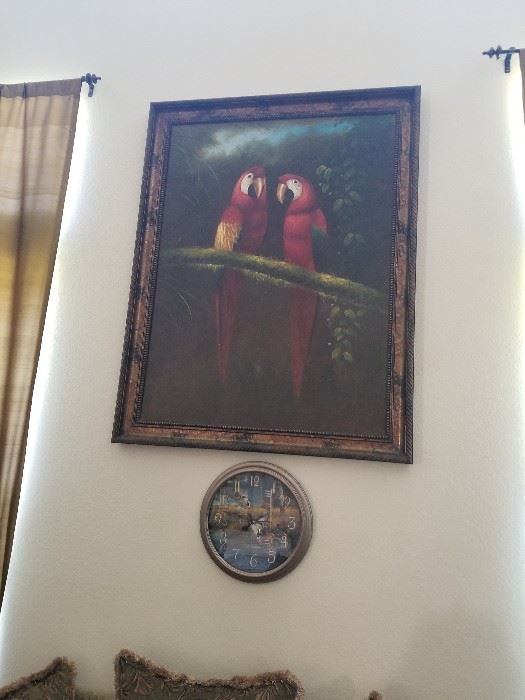 huge painting not signed