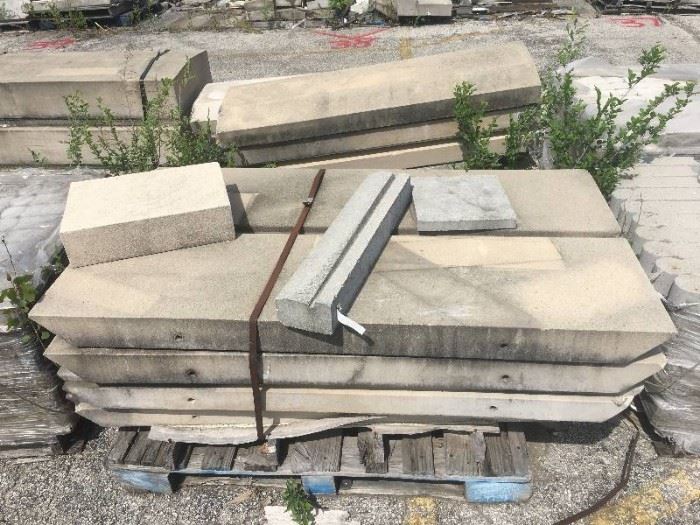 8 Pieces of Precast Concrete
