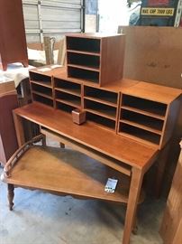 Solid Teak-Wood Levenger Desk, 8 piece- retails for over $3000! I am only asking $300