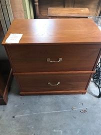 2 draw cabinet $40