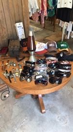 Shades, watches $5-10 ea, has $1ea, lava lamp $5