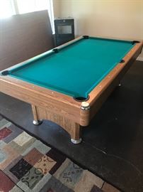 Pool table/ping pong with accessories for both sports, disassembled and ready to move, only takes two people to carry it! $200