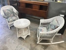 Wicker set $150
