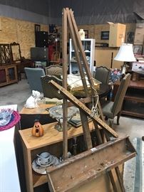 old art easel $20