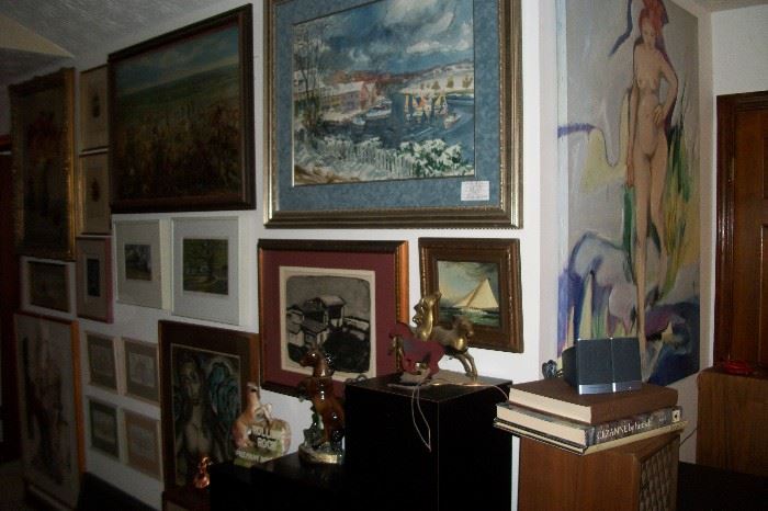 Huge collection of signed art