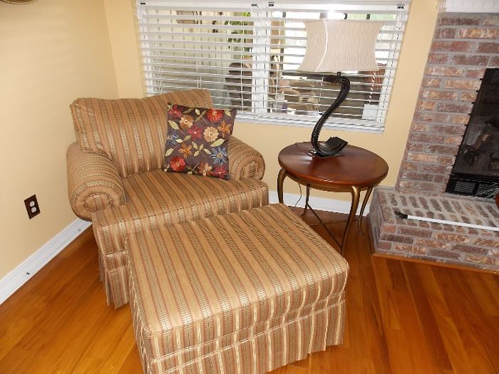 Thomasville Chair and ottoman