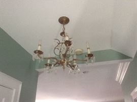 Brass & Glass Crystal