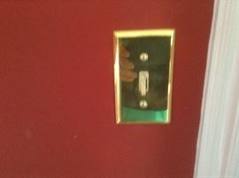 Brass wall plates