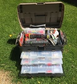 Plano tackle box full of supplies