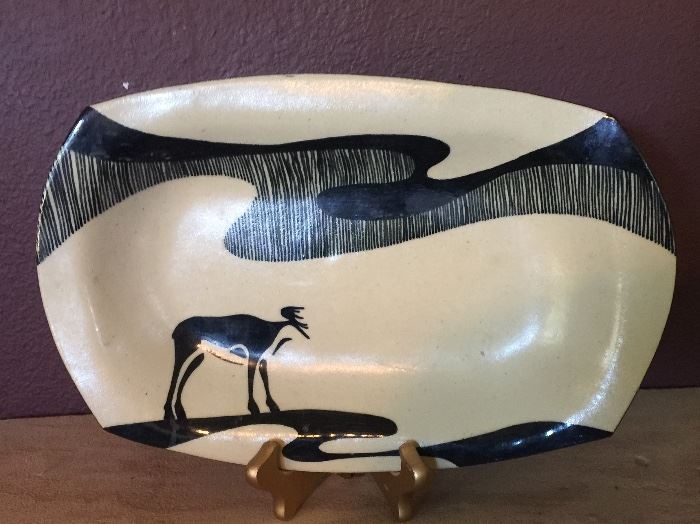 Alaskan ceramic platter