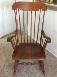 Nice solid rocking chair