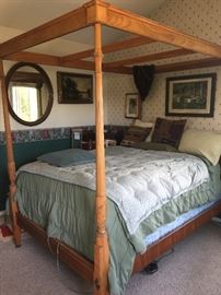 Antique Queen canopy bed