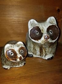 Raccoons Pigeon Forge Pottery
