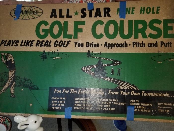 Ray-Line All Star nine hole golf course game