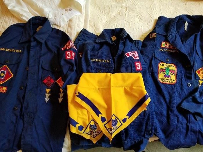 Vintage Cub Scout uniforms 
