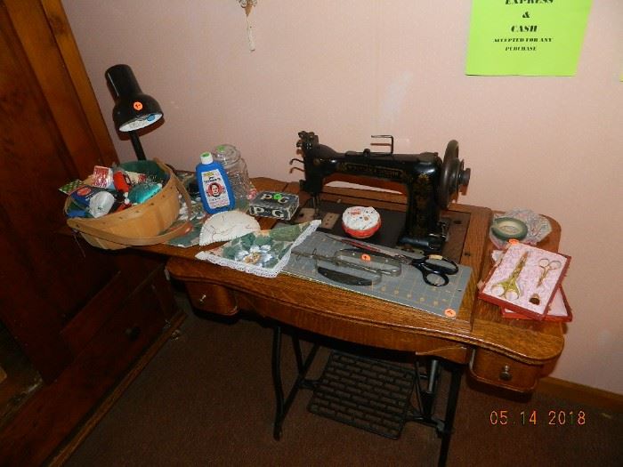 Wheeler and Wilson antique sewing machine