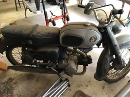Circa 1960's Honda 90 Motorcycle