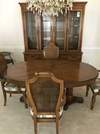 Dining Table and Hutch
