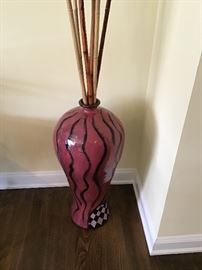 Modern pottery floor vase