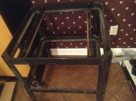 iron bench frame