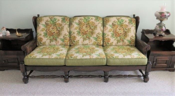 Bennington Pine Collection American Period Furniture, Sofa, Love Seat, End Tables