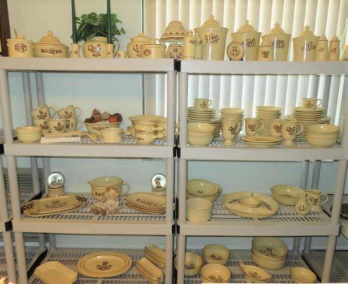 Large selection of Pfaltzgraff "Village" Pattern China & Dinnerware
