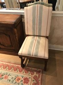 INTERIOR CRAFT CHAIRS-6 SIDE AND 2 ARM