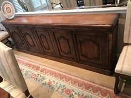 INTERIOR CRAFT BUFFET IN MINT CONDITION-RUG NOT FOR SALE