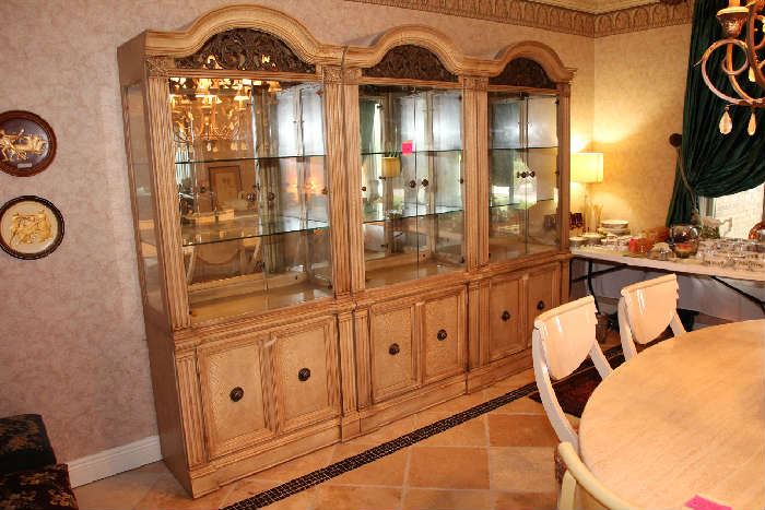 3 Section China Cabinet