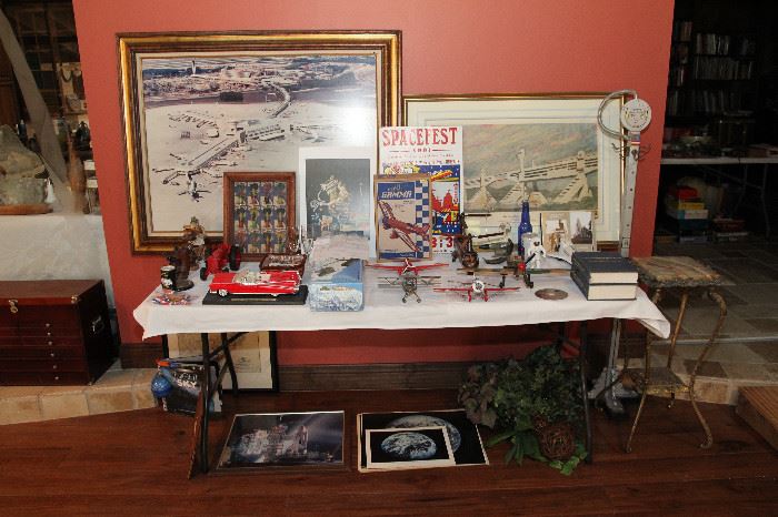 Space Collectibles; Airplanes; Toy Tractor