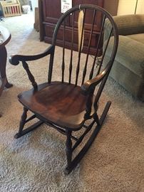 Antique Bentwood Windsor Rocking Chair