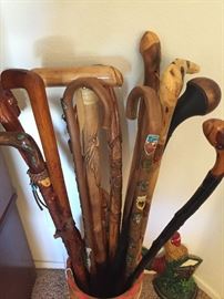 Unique canes and walking sticks