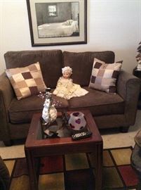 Loveseat, End Tables, Home Decor, Doll