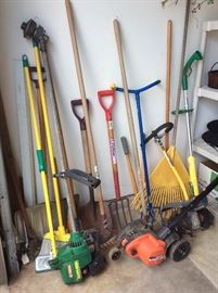 Weed Wacker, Edger, garden tools