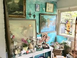 Art, shells, stained glass