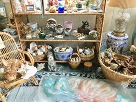 Shells, glass, rocks