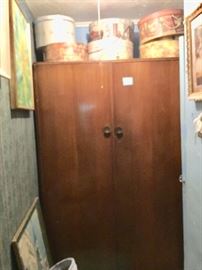 Antique large Cedar armoire