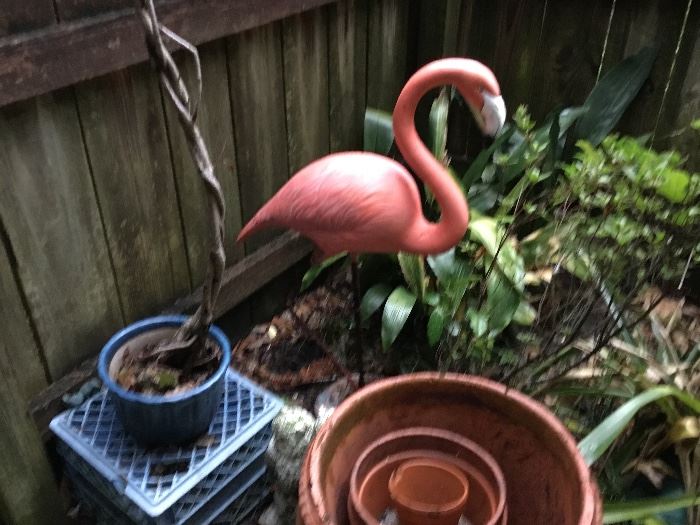 Nice vintage flamingo