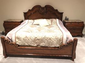 Orleans furniture king size bed 
