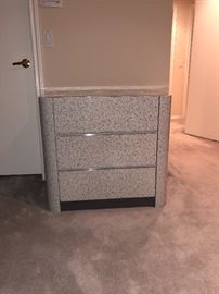 Nightstand for twin bedroom set 