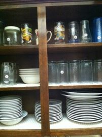 Dishes, glasses
