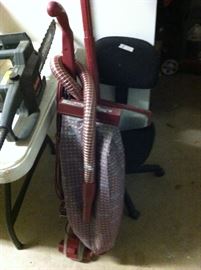 Kirby Vacuum cleaner, hedge trimmer, office chair 